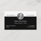 Cartes de visite de revendeur de pièces (Devant)