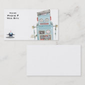 Cartes de visite de robot (Devant / Derrière)