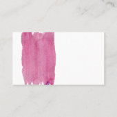 Cartes de visite de rose bonjour (Dos)