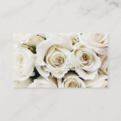 Cartes de visite de Roses blanches (Dos)