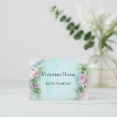 Cartes de visite de Roses roses victoriennes (Debout devant)