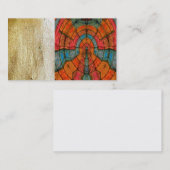 Cartes de visite de roue de médecine de zodiaque (Devant / Derrière)