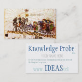 Cartes de visite de route d'épice (Devant / Derrière)