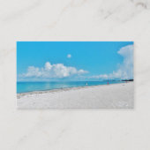 Cartes de visite de sable blanc (Devant)