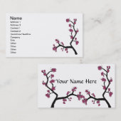 Cartes de visite de Sakura (Devant / Derrière)