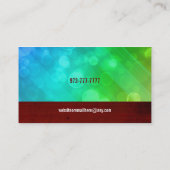 Cartes de visite de salle de cinéma (Dos)