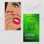 Cartes de visite de salon de beauté (Devant / Derrière)