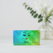 Cartes de visite de salon de beauté (Debout devant)