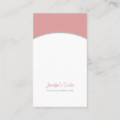 Cartes de visite de salon de beauté de coiffeur (Dos)