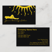 Cartes de visite de salon de bronzage (Devant / Derrière)