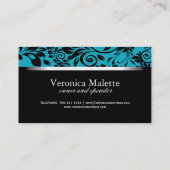 Cartes de visite de salon de cheveux et d'ongle (Dos)