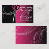 cartes de visite de salon de coiffure (Devant / Derrière)