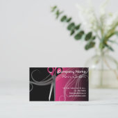 cartes de visite de salon de coiffure (Debout devant)