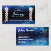 Cartes de visite de salon de coiffure (Devant / Derrière)