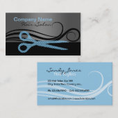cartes de visite de salon de coiffure (Devant / Derrière)