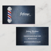 Cartes de visite de salon de coiffure (Devant / Derrière)