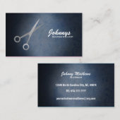 Cartes de visite de salon de coiffure (Devant / Derrière)