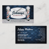 Cartes de visite de salon de coiffure (Devant / Derrière)