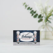 Cartes de visite de salon de coiffure (Debout devant)