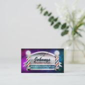 Cartes de visite de salon de coiffure (Debout devant)