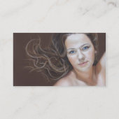 Cartes de visite de salon de coiffure de (Dos)