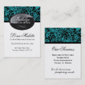 Cartes de visite de salon et de spa (Devant / Derrière)