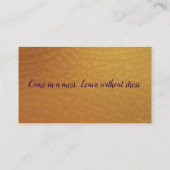 Cartes de visite de salon et de spa (Dos)