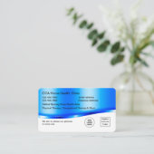 Cartes de visite de santé à domicile tendance (Debout devant)