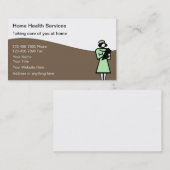 Cartes de visite de santé de Chambre (Devant / Derrière)