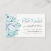 Cartes de visite de santé et de santé (Devant)