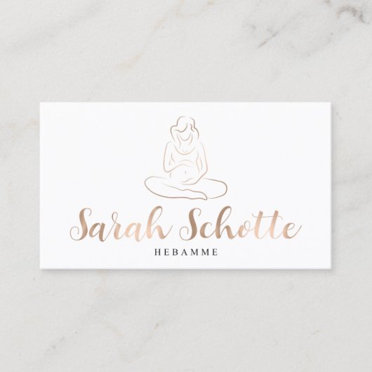 Cartes de visite de Sarah Schotte (Devant)