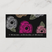 Cartes de visite de Sassy Salon (Dos)