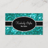 Cartes de visite de scintillement de coiffeur (Devant)