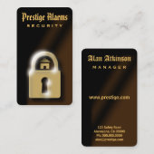 Cartes de visite de sécurité (Devant / Derrière)