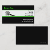 Cartes de visite de sécurité (Devant / Derrière)