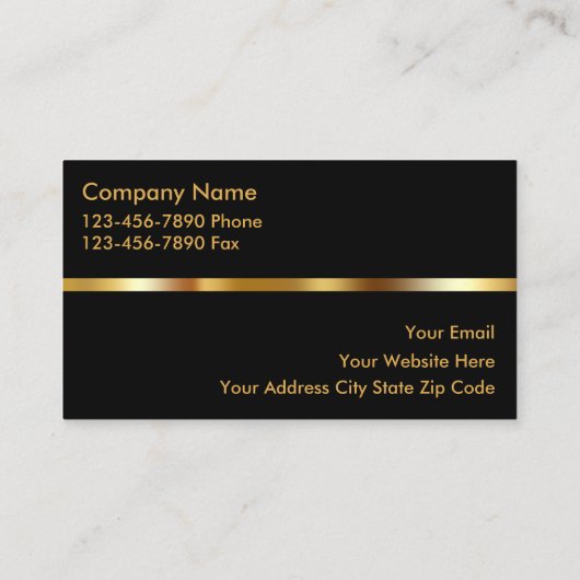 Cartes de visite de sécurité (Dos)