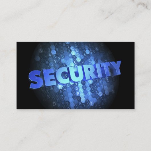 Cartes de visite de sécurité (Devant)