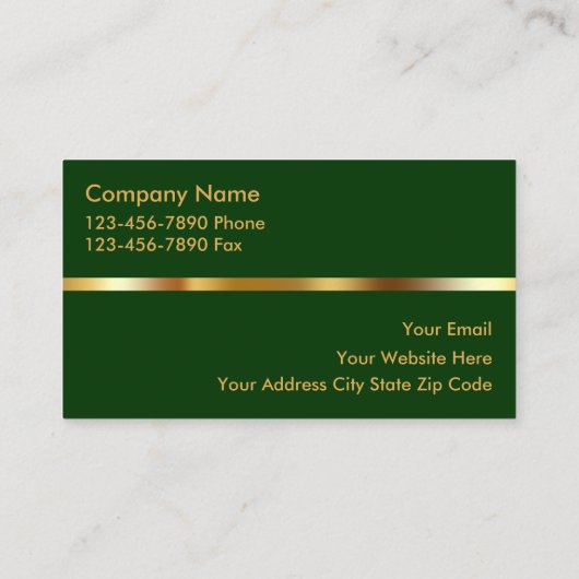 Cartes de visite de sécurité (Dos)