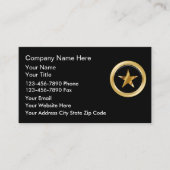 Cartes de visite de sécurité (Devant)