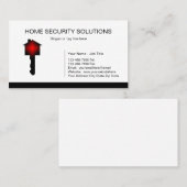 Cartes de visite de sécurité à la maison (Devant / Derrière)
