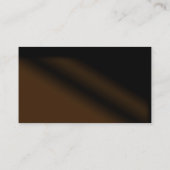 Cartes de visite de sécurité Brown et Gold Pad Loc (Dos)