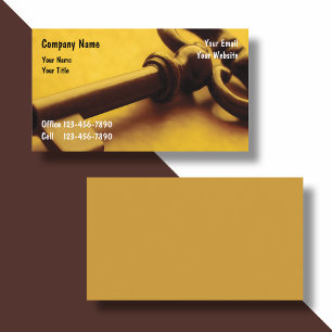 Cartes de visite de sécurité Design unique