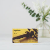 Cartes de visite de sécurité Thème clé (Debout devant)