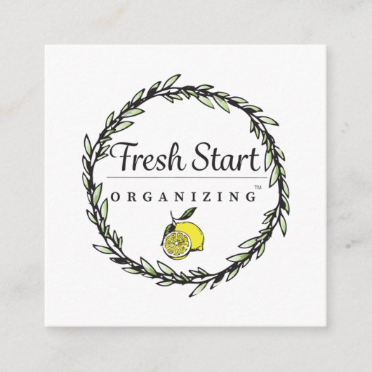 Cartes de visite de serrure de houx de nouveau (Devant)