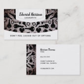 Cartes de visite de serrurier (Devant / Derrière)