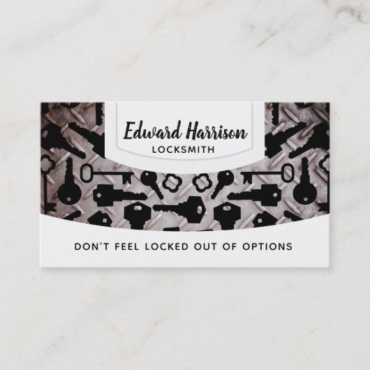 Cartes de visite de serrurier (Devant)