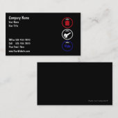 Cartes de visite de serrurier (Devant / Derrière)