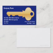 Cartes de visite de serrurier (Devant / Derrière)