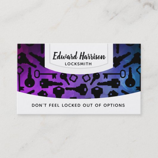 Cartes de visite de serrurier (Devant)