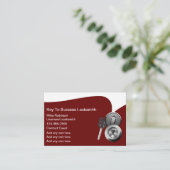 Cartes de visite de serruriers modernes (Debout devant)